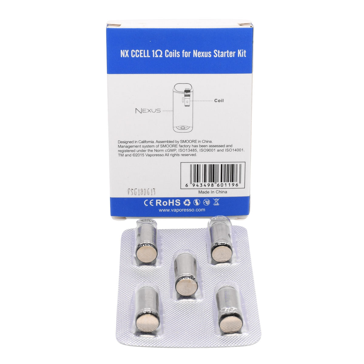 Nexus NX 1.0 Ohm Coils / 5-Pack