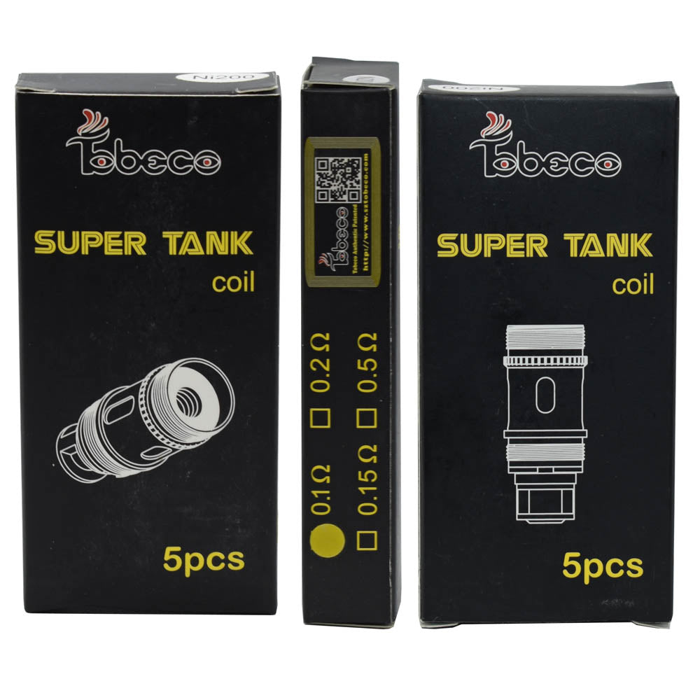 Tobeco Super Tank Ni200 Replacement Coil .1 ohms / 5-Pack