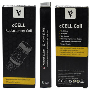 Vaporesso cCELL 0.9 Ohm Kanthal Coils / 5 pack