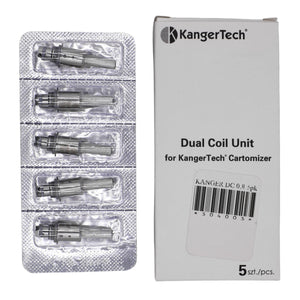 KangerTech Dual Coil 0.8ohm / 5-Pack