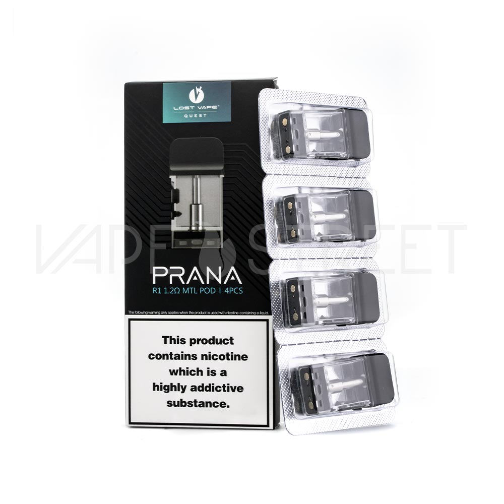 Lost Vape Prana R1 1.2ohm MTL Pod / 4-Pack