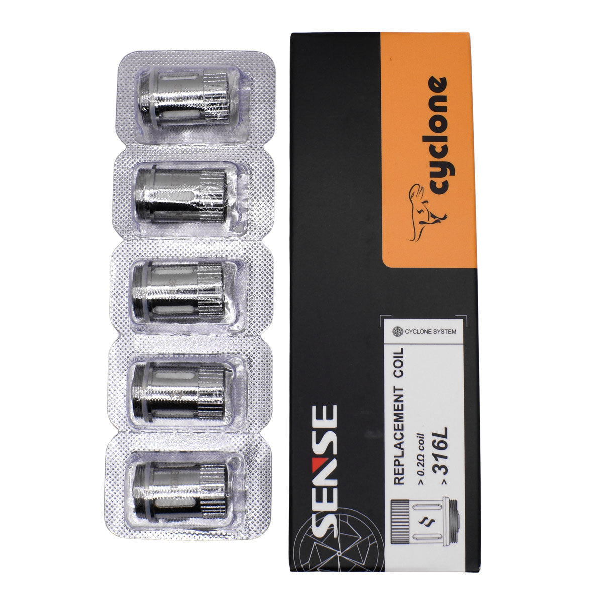 Sense Cyclone Coil / 5-Pack