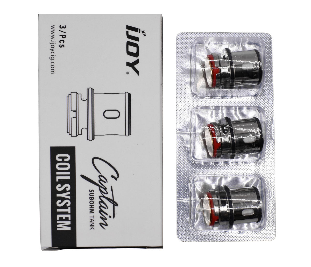 iJoy Captain Sub Ohm Tank Coil Replacement / 3-Pack