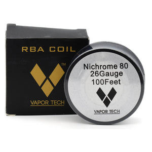 Nichrome 80 Wire 26g RBA Coil - 100 Ft