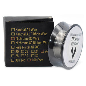 RBA Coil - 100 Ft Nichrome 80 Wire 26g 