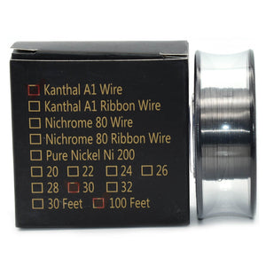 30g RBA Coil - 100 Ft Kanthal A1 Wire 