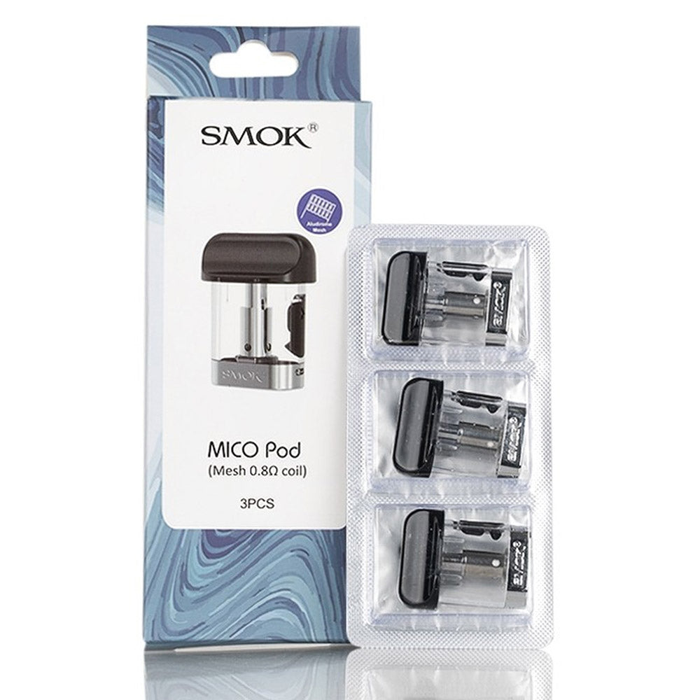 SMOK MICO Pod (Aludirome Mesh 0.8 ohm coil) / 3-Pack