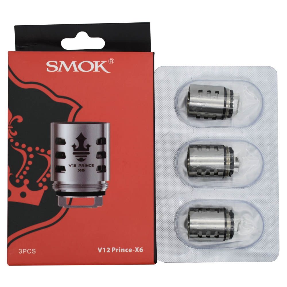 Smok V12 Prince-X6 Replacement Coils - 3 Pack