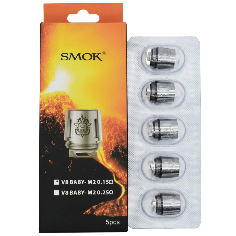 5 Pack - Smok V8 Baby-M2 0.15 Ohm Coils