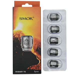 Smok V8 Baby-T6 Vape Coils - 5 Pack