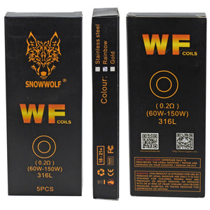 SnowWolf WF Coil Rainbow 0.2 Ohm / 5 pack