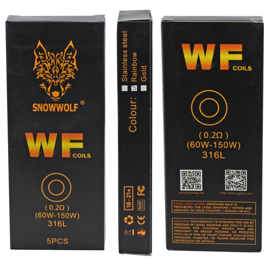 SnowWolf WF Coil Rainbow 0.2 Ohm / 5 pack