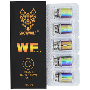 SnowWolf WF Coil Rainbow 0.2 Ohm / 5 pack