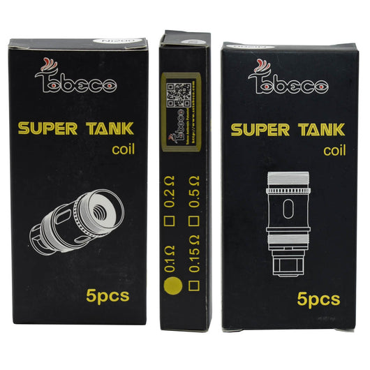 Tobeco Super Tank Ni200 Replacement Coil .1 ohms / 5-Pack